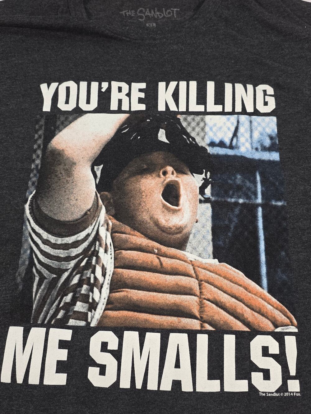 The Sandlot You're Killing Me Smalls T-Shirt Men's XL Gray 2014 Fox Movie Tee